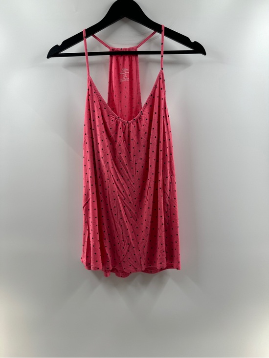 Secret Treasures Tops - Secret Treasures Pink Polka Dot Sleep Tank Top with Built-In Shelf Bra – Women's